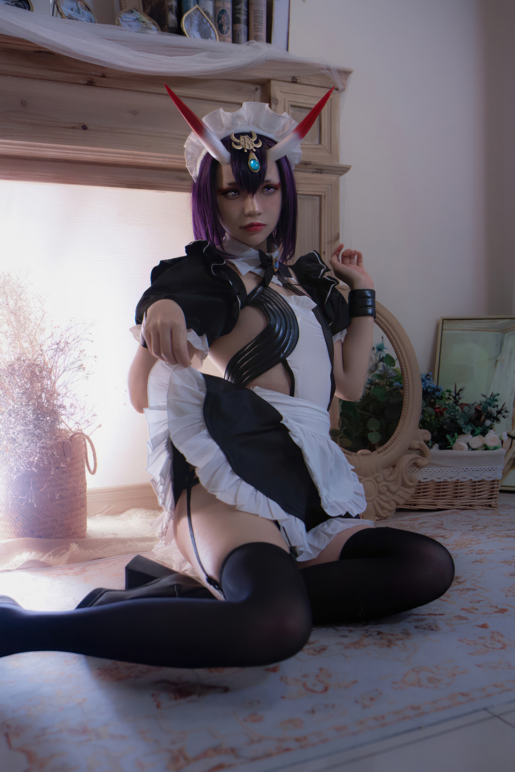 图片[1]-疯猫ss – NO.233 FGO 酒吞童子女仆[30P]-XikXak